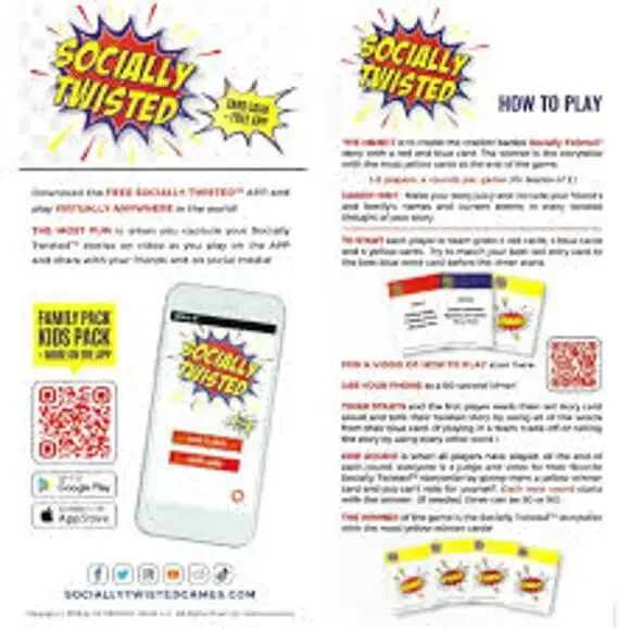 Socially Twisted Friends & Family Party Card Game Ages 17+ New In Sealed Box - Picture 3 of 8